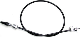 Motion Pro Black Vinyl Speedo Cable 70-6152 for motorcycle speedometer, durable control line with black vinyl coating.