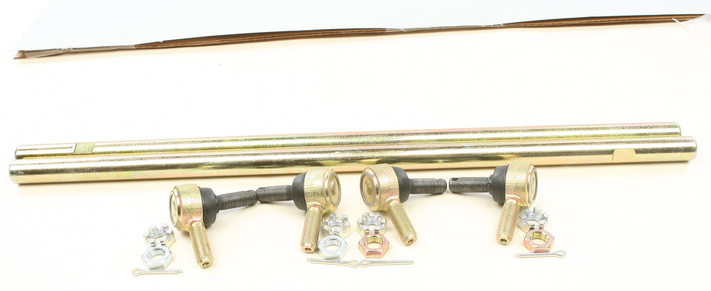 All Balls suspension tie rod upgrade kit 252-1039 with metal components and protective boots, designed for vehicle steering systems.