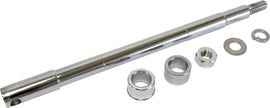 HardDrive Chrome front axle with hardware for XL FX & K models, fits 52-72 motorcycle motorcycles, part number 820-51325.