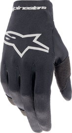 Black Alpine Star Radar Gloves in size small, showing the textured palm and adjustable wrist strap.