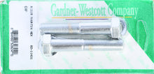 Load image into Gallery viewer, Gardner-Westcott chrome riser bolt with 1/2-20 x 2 3/4 inch fine thread hex cap hardware, shiny metallic finish.