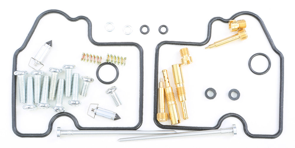 All Balls carburetor repair kit for intake and fuel system, includes various gaskets and seals for motorcycle carburetors.