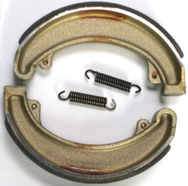 EBC Motorcycle Brakes brake shoes 314 Plain 14-314 showing the plain brake shoe with metal backing and brake lining.
