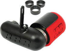 Load image into Gallery viewer, bbR U-Flow Air Filter Kit 80-9945 showing the high-performance air filters with black and silver components for vehicle filtration.