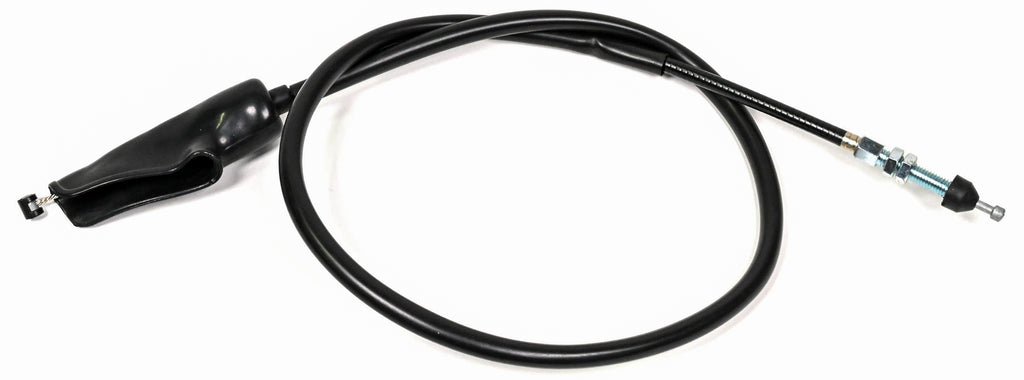 bbr extended clutch cable 80-9618 for hydraulic control lines, showing the sturdy cable with connectors and protective sheathing.