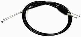 bbr throttle cables 80-9611 with hydraulic control lines, featuring black flexible cables and metal connectors.