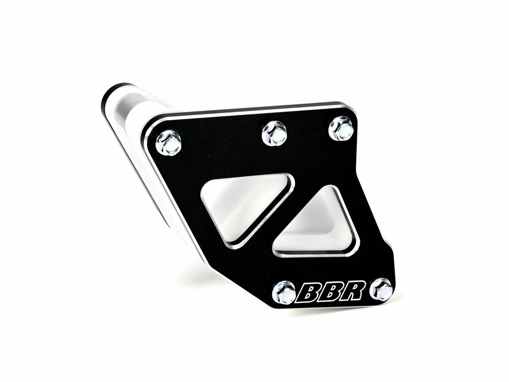 bbr Bbr Chain Guide Hon 80-9342BK drive component, black metal chain guide for Honda motorcycle engine parts.
