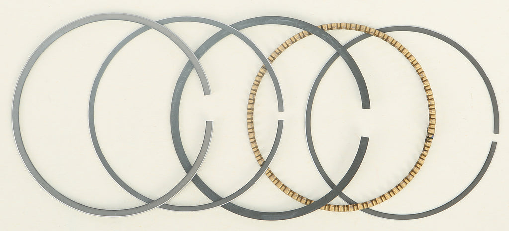 BBR 132cc Big Bore Ring Set for engine, showing close-up of metal rings with branding and detailed machining surface.