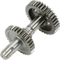 BBR forged engine output shaft 80-9420 shown in the image, featuring precision-machined metal components for automotive performance.