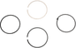 BBR 88cc bore kit engine ring set with precision components for 80-9927 model, showcasing the included rings and packaging.