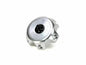bbr billet gas cap for Kawasaki bikes, durable metal fuel cap with polished finish, securely fits Kawasaki motorcycle fuel tanks