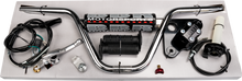 Load image into Gallery viewer, Black bbr H-Bar and Triple Clamp Kit for motorcycles, featuring sturdy construction and precise fitting for optimal performance.