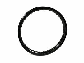Black bbr aluminum 14-inch by 1.40-inch rim with 36h profile, suitable for bicycles or wheel applications.