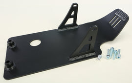 Black bbr skid plate for off-road vehicles, designed to protect the underside from damage during rough terrain driving.
