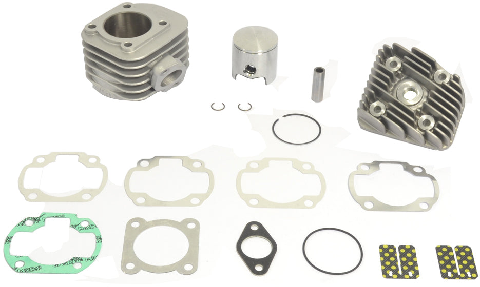 Athena Hyper Race cylinder kit with 46.6mm piston and head, featuring piston components for engine performance upgrade.