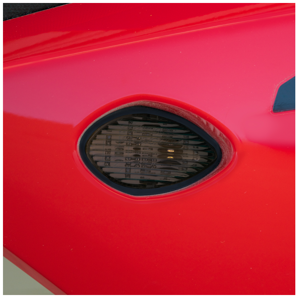 Hotbodies Racing flush mount signal with smoke lens, designed for motorcycle or vehicle lighting, featuring sleek, durable construction.
