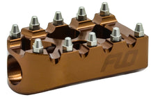 Load image into Gallery viewer, Flo Motorsports Moto Style Shift Peg in bronze, close-up of foot control with textured surface for motorcycle gear shifting.