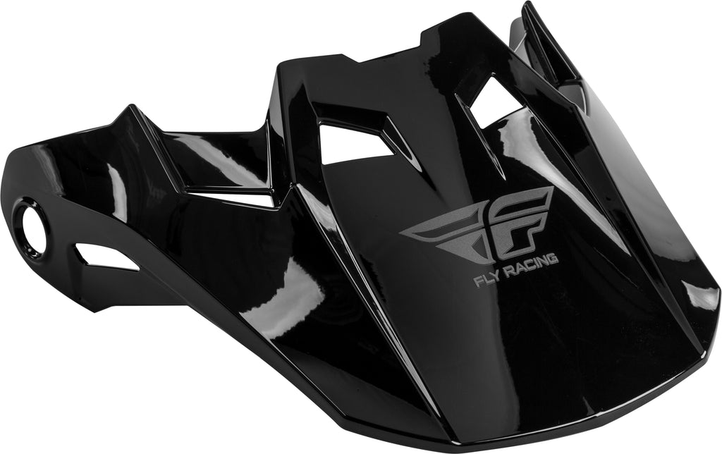 Fly Racing Formula visor in black carbon with MD-LG size, featuring a sleek, aerodynamic design for motorcycle helmets.