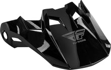 Load image into Gallery viewer, Fly Racing Formula visor in black carbon with MD-LG size, featuring a sleek, aerodynamic design for motorcycle helmets.