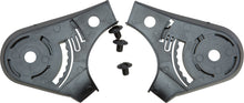 Load image into Gallery viewer, Fly Racing Tourist helmet ratchet plates pair with 4 screws, durable motorcycle helmet accessories for secure fit.