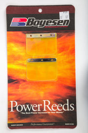 Boyesen motorcycle reeds for intake and carburetor fuel system, model 59-6128, showing the reed valves and components.
