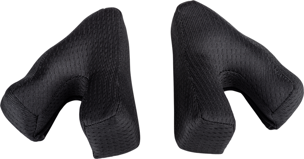 Fly Racing Rayce helmet cheek pad in black, 35mm thickness, designed for a secure fit and comfort during riding.