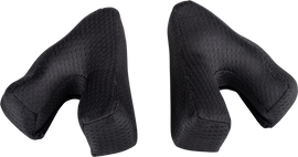 Fly Racing Rayce helmet cheek pad in black, 35mm thickness, designed for a secure fit and comfort during riding.