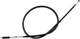 Motion Pro black vinyl clutch cable 70-2074 for motorcycle hydraulic control lines, showing the cable's durable black vinyl exterior.