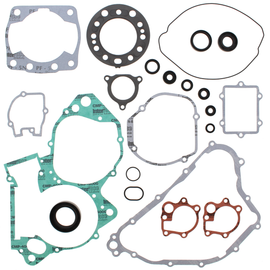 Vertex Complete Gasket Set with Oil Seals, including gaskets and seals, for engine maintenance and repair.