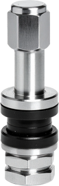 Chrome bolt-in bottom mount valve stems for tires, Fire Power Fire Power Fire Power wheel accessories, model 85-0548