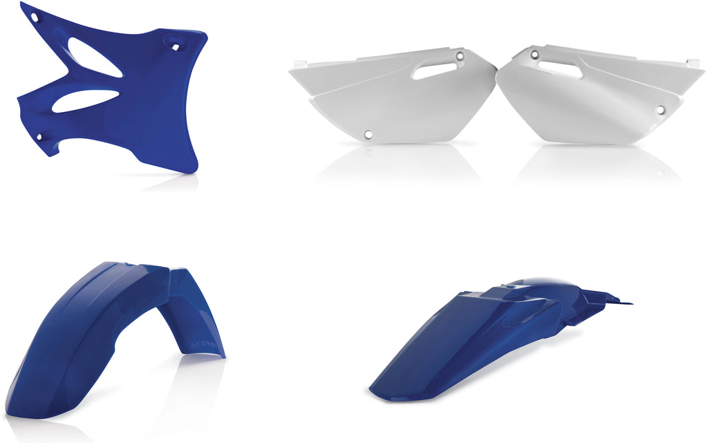 Acerbis Blue Plastic Kit 1575-1200 with various plastic panels for motorcycle or dirt bike maintenance and replacement.