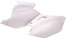 Load image into Gallery viewer, White Acerbis side panels for motorcycle, featuring sleek design and durable material, perfect for customization and protection.