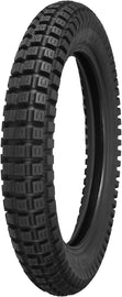 Shinko 241 Series 4.00-18 bias tire for front or rear use, featuring a durable tread pattern and 64P load rating.