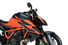 Load image into Gallery viewer, PUIG Downforce side spoilers in black for KTM motorcycle, body kit accessory with aerodynamic design.
