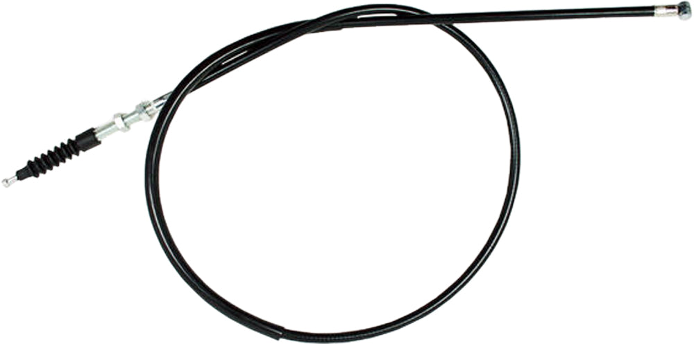 Motion Pro black vinyl clutch cable 70-3038 with metal fittings, designed for motorcycle hydraulic control systems.