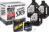 Maxima - Sxs Oil Quick Change Kit 10w50 With Black Oil Filter - 78-90131