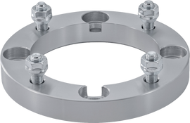 Open Trail open trail wheel spacer adapter, 1 inch, 4x110 to 4x137 bolt pattern, 10mm thickness, showing the metal spacer and bolt holes.