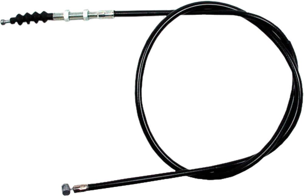Motion Pro black vinyl clutch cable 70-2040 for motorcycle, showing the cable with black vinyl outer layer and metal fittings.