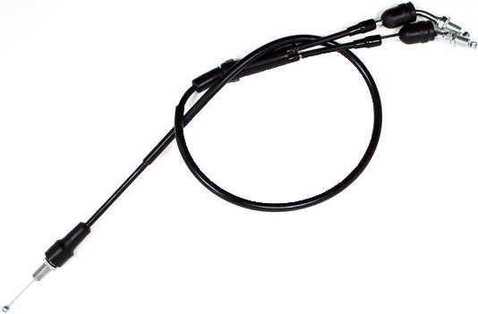 Motion Pro black vinyl throttle cable 70-5136 for motorcycle control lines, showing the cable with black vinyl covering.