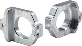 Silver WORKS Axle Blocks Elite Kaw/Suz drive tool with precise fit for motorcycle axle stabilization.
