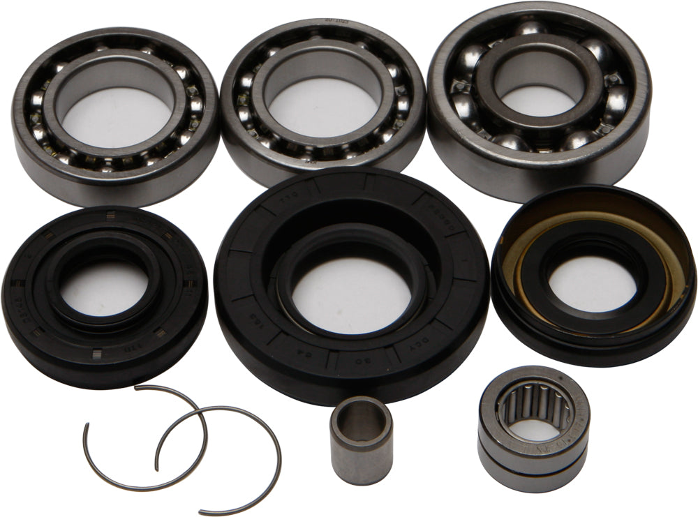 All Balls front differential bearing and seal kit with visible bearings and seals for vehicle drivetrain repair.
