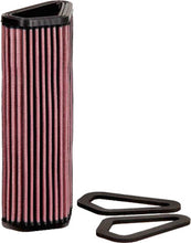 Load image into Gallery viewer, K&amp;N Air Filter 701007 for vehicle engine, showing a close-up of the high-flow air filter with pleated cotton media.