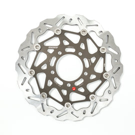 Braking Sk2 directional rotor left 32-6124L for bike brakes, showing the black metal disc with vented design.