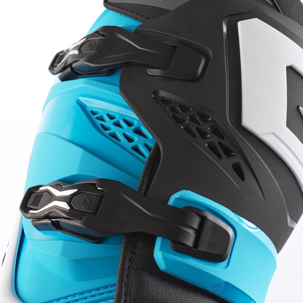 Sg22 Boots Le White/Black/Light Blue 12
