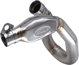 FMF Racing Ti Megabomb exhaust header for Ducati 79-045710, showcasing the lightweight titanium construction and sleek design.