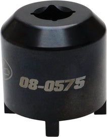 Motion Pro spanner nut socket for Suzuki, tool for removing and installing nuts, shown in a close-up image.