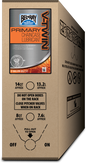 Bel-Ray Primary V-Twin Chaincase Lube in a 6-gallon bib container, used for motorcycle chain protection and lubrication.