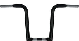 Wild 1 Chubby 14-inch Outlawz Ape Satin Black motorcycle handlebar with a textured satin finish.