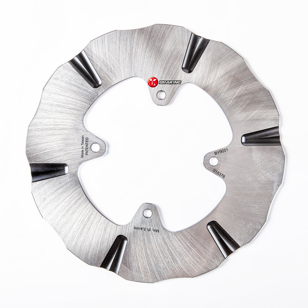 Braking Batfly Oversized Rotor A/C 31-9001 brake disc, large metallic rotor for enhanced vehicle braking performance.