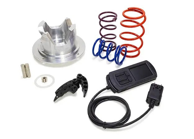 Dynojet Research Stage 2 Engine Management Kit 133-8107 with wiring harness and components for motorcycle tuning.